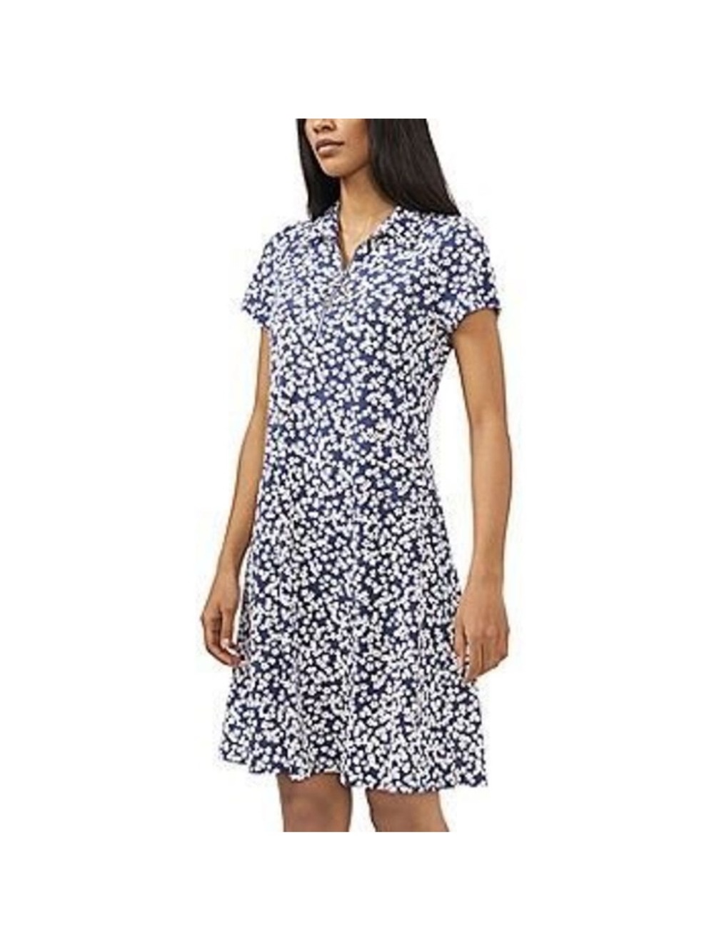 MSK Short Sleeved Floral Print Shift Dress Size Large